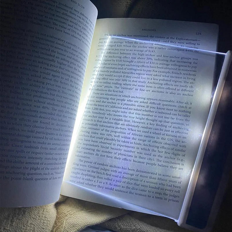 Luz de lectura nocturna que favorece el sueño