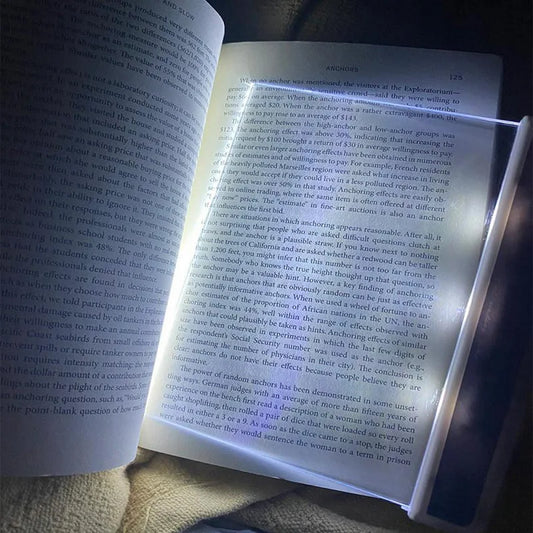 Luz de lectura nocturna que favorece el sueño