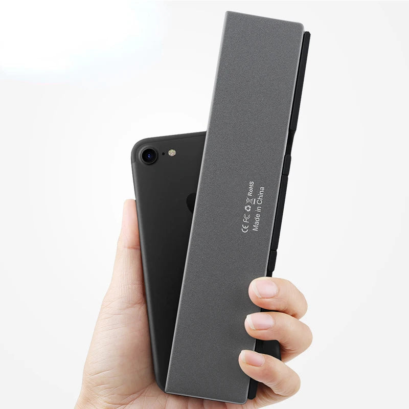 Mini teclado inalámbrico Bluetooth plegable