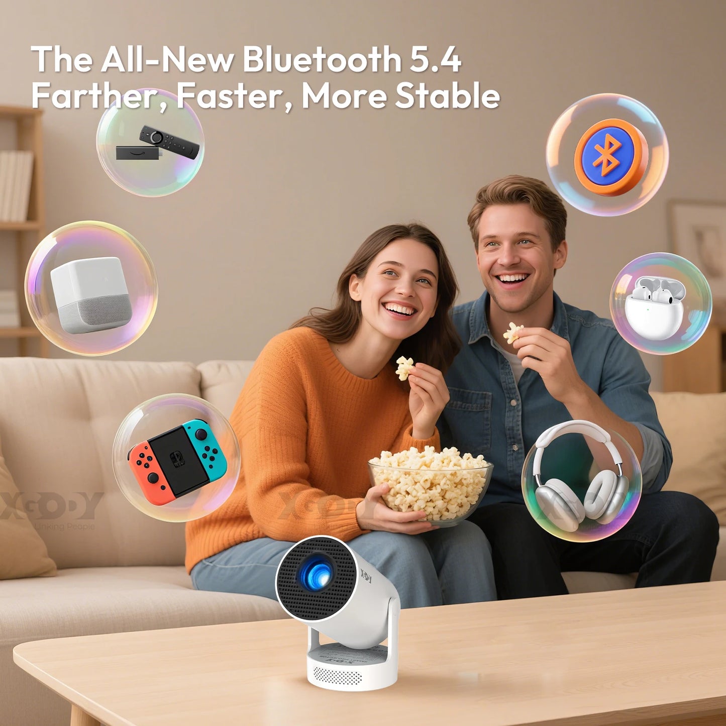 Proyector de cine portátil